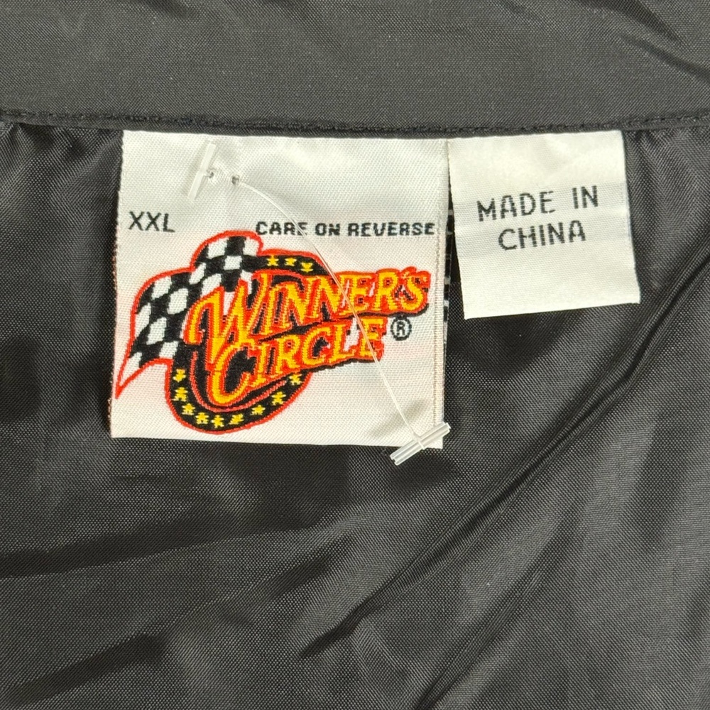 NWOT Vintage 90s Winner’s Circle Dale Earnhardt 3 Embroidered Windbreaker Jacket - Picture 10 of 12
